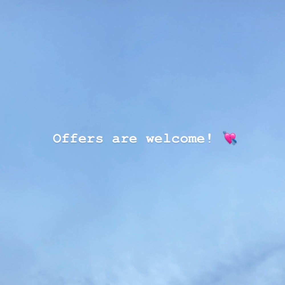 Offers are welcome! I’m all ears 🙂